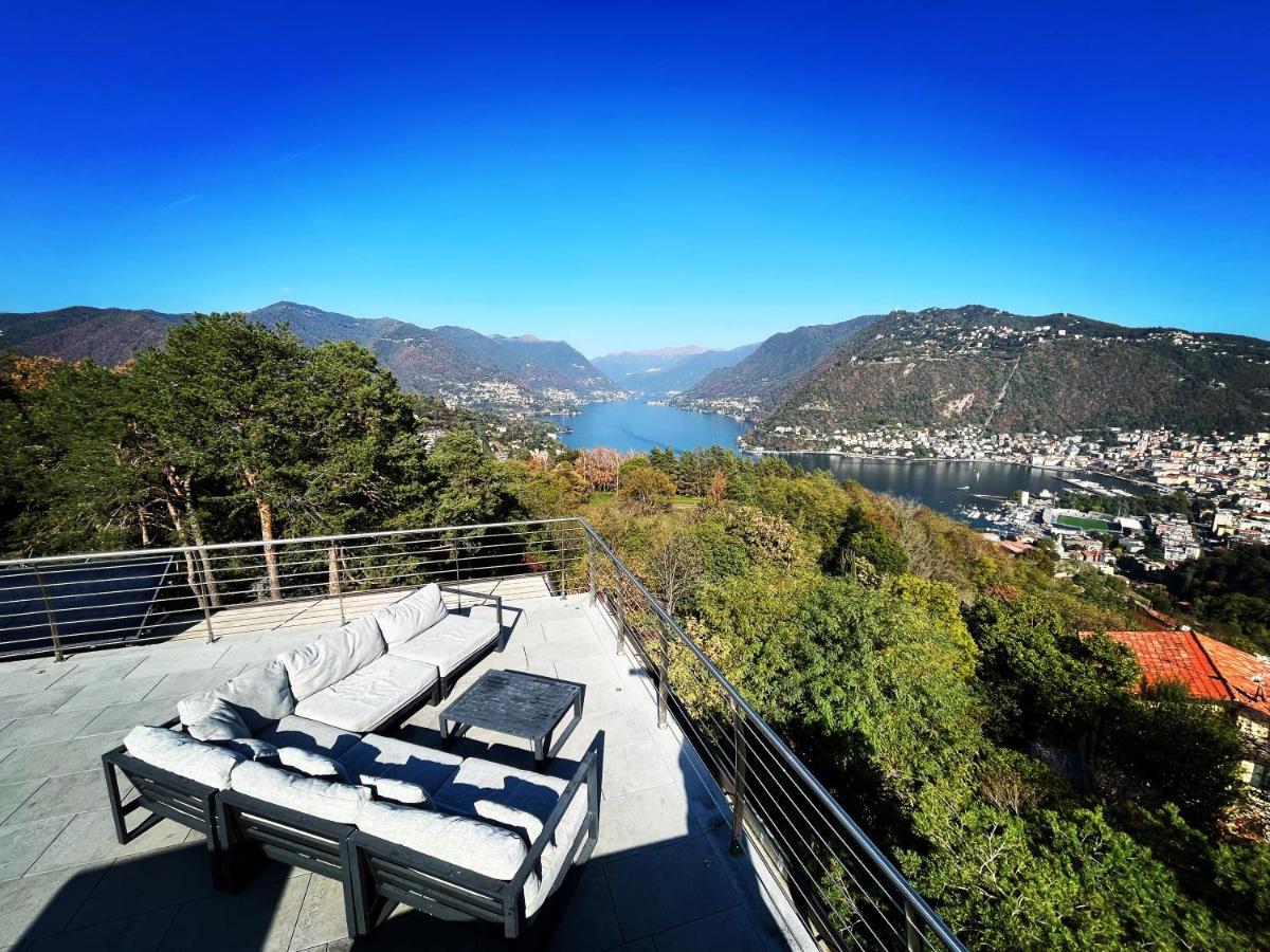 Penthouse - Villa Cardano Como Kültér fotó