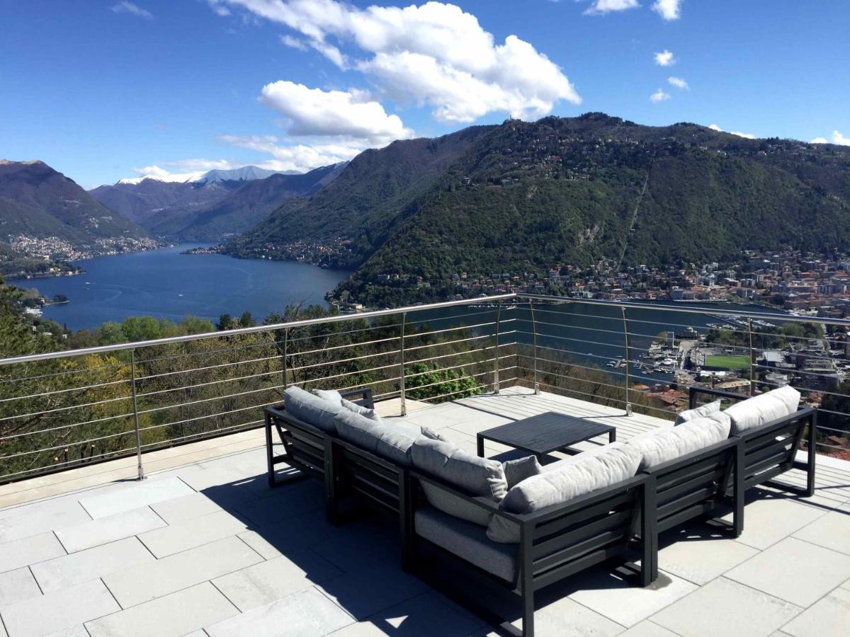 Penthouse - Villa Cardano Como Kültér fotó