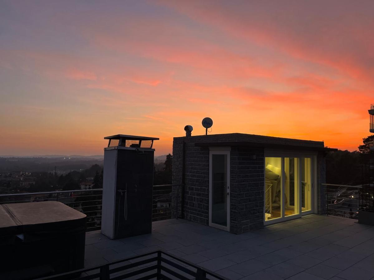 Penthouse - Villa Cardano Como Kültér fotó