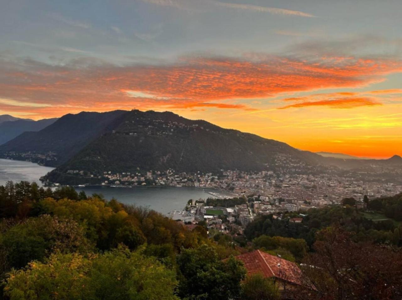 Penthouse - Villa Cardano Como Kültér fotó